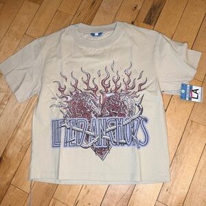 Lifted Anchors ZEPPELIN CROP T-SHIRT-TAN Men’s S